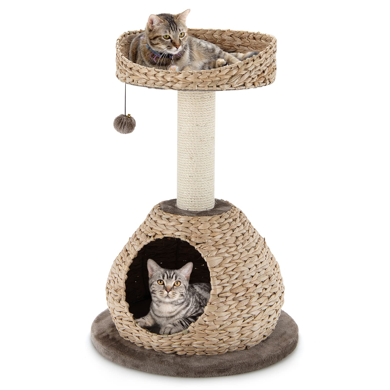 Modern Cat Tree for Indoor Cats - Tangkula